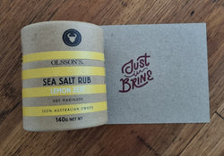 Olsson Lemon Zest Sea Salt Rub & Marinade [140g]