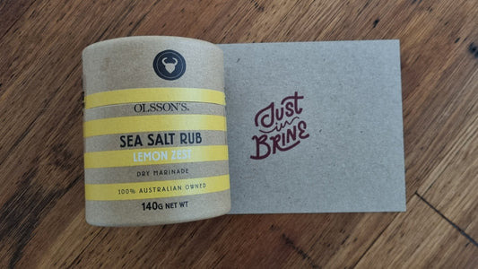 Olsson Lemon Zest Sea Salt Rub & Marinade [140g]